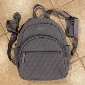 Vera Bradley Gray Mini Backpack